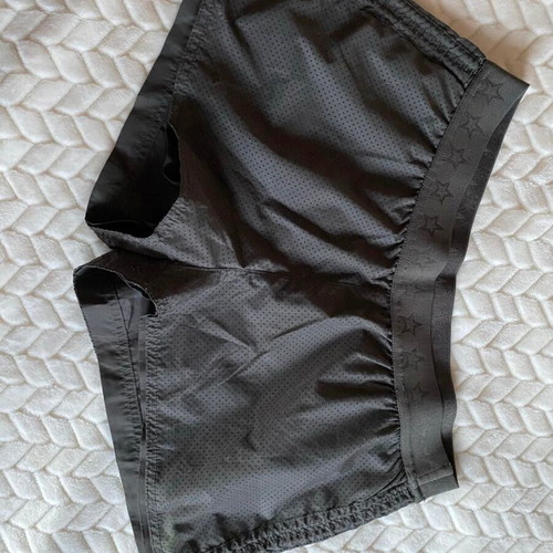 Adidas women's sports shorts used, size M, olive color