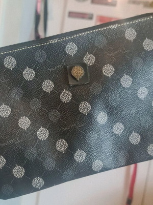 Thiros Handbag Like New, Black Envelope Clutch