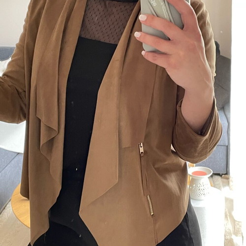 Bershka brown jacket size M like new
