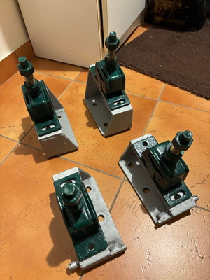 Bases for Sailboat Engine up to 50 HP like new, complete set