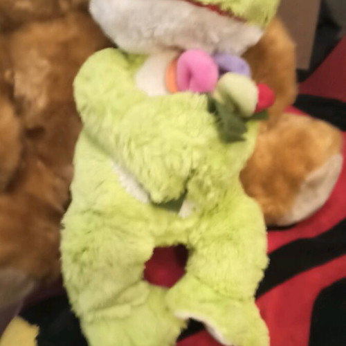 Plush frog set of 2 like new