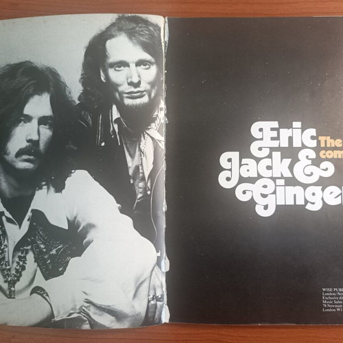 The Cream Complete vintage songbook used, Eric Jack & Ginger
