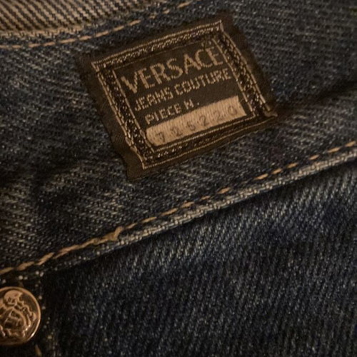 Versace Blue Jean Pants size XL like new