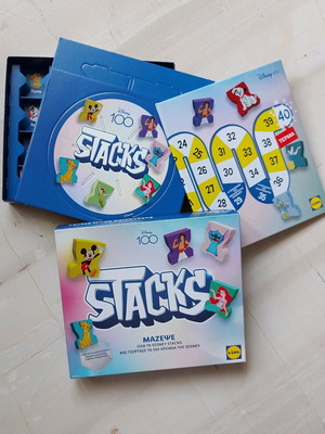 Συλλεκτικό επιτραπέζιο Disney Stacks του LiDL σαν καινούργιο, πλήρες