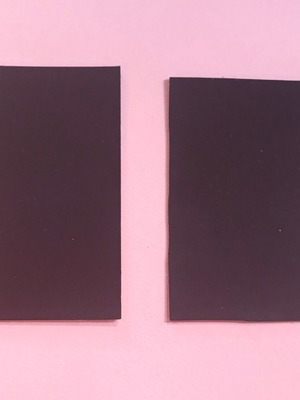 Set of 2 fridge magnets with modern art collage prints