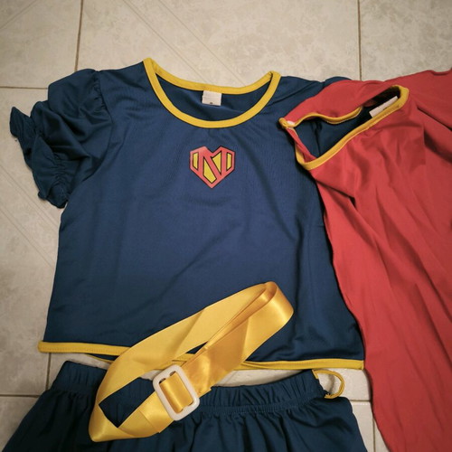 Superwoman carnival costume for 7 years old, Shein like new