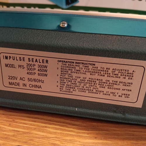 Professional sealer new in its box