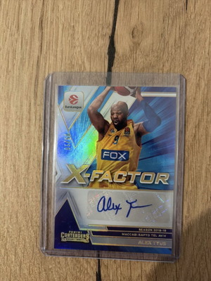 2025-26 Panini Euroleague Contenders Alex Tyus X-Factor autograph like new /10