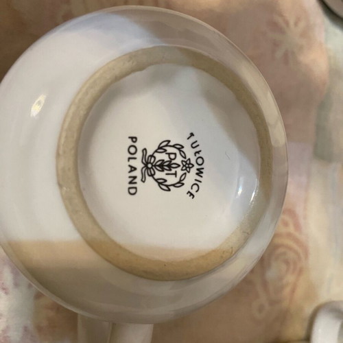 Polish mugs and milk jug set of 4 pieces