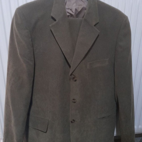 Gerome men's suit like new, khaki-olive, size 50