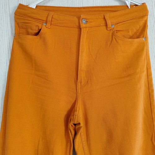 H&M Women's Elastic Jeans size 42 like new, orange