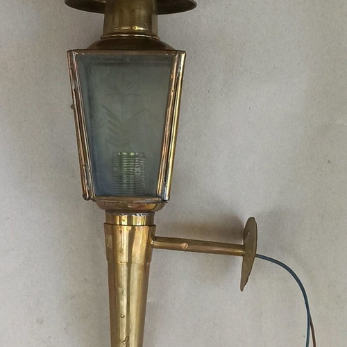 Prewar wall light from carriage