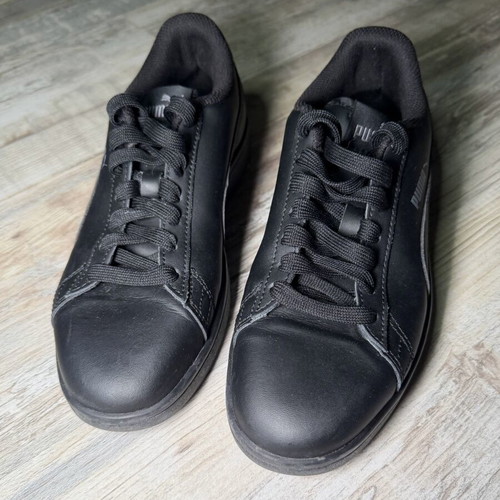 Puma low-top sneakers black women's size 38