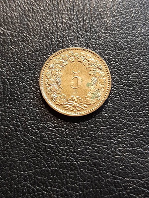 Νόμισμα 1986 Helvetia 5 Rappen μεταχειρισμένο