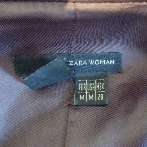 Zara coat synthetic used, size M, purple