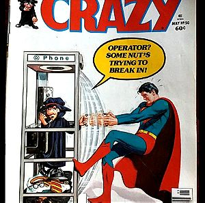 CRAZY MAGAZINE No50 SUPERMAN
