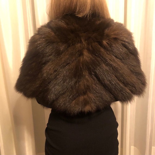 Fox Fur Stole used, brown