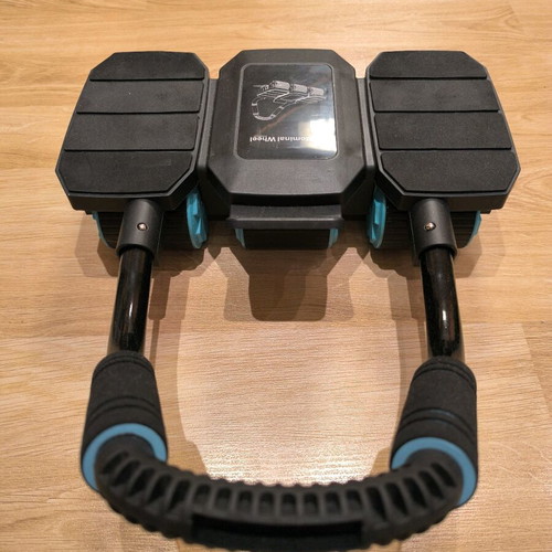 Ab roller with mat new, home workout fitness equipment