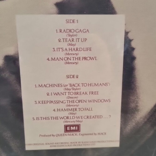 Queen The Works vinyl used