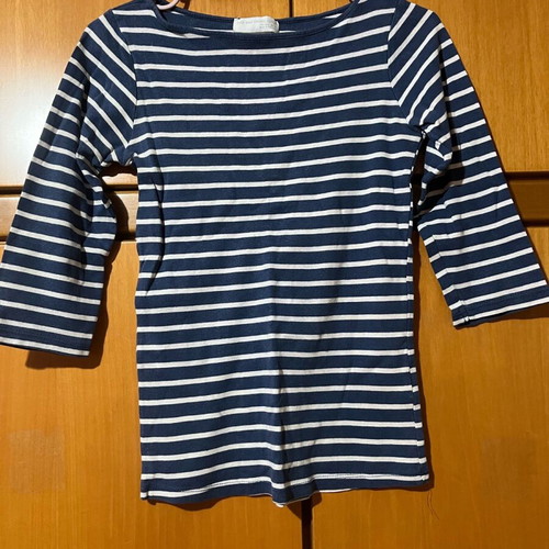 Zara striped blouse size S organic cotton like new