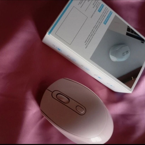 Wireless mouse M107 pink new