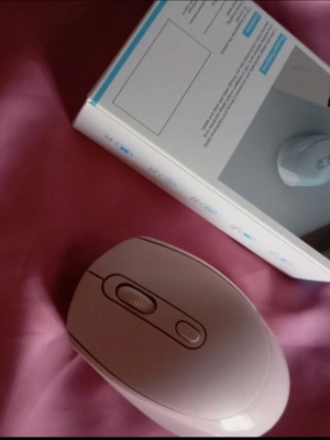 Wireless mouse M107 pink new