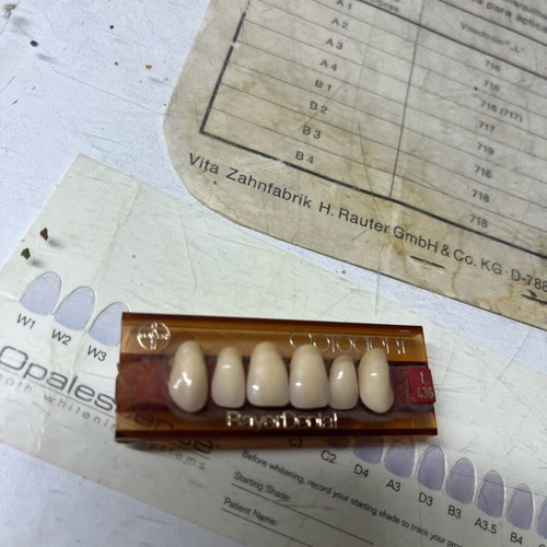 Bayer Dental Teeth Cards new from dental lab