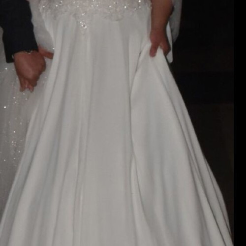 Elyssee wedding dress like new, white, sizes XL and XXL