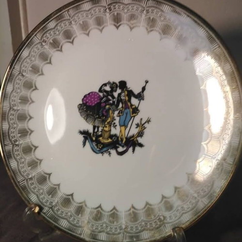 Bavaria antique collectible large decorative plate porcelain