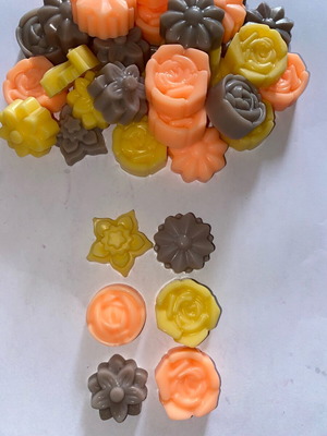 Wax Melts new, 6 pieces with Golden Orchid scent
