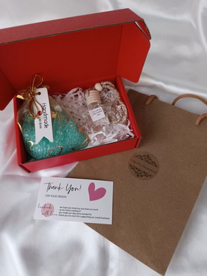 Aromatic Gift Set with 50g Scented Pearls and 10ml Car Diffuser