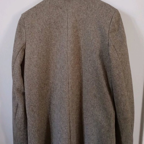Jacket with zipper coat style like new, brown, size S