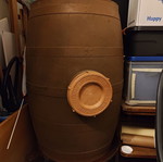 Plastic wine barrel 250lit