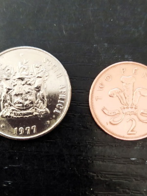 Coins used, pack of 24 pieces from various countries