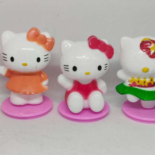 Hello Kitty collectible figure set of 8, like new