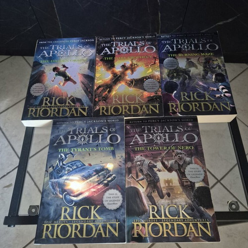 The Trials of Apollo Complete Series 1-5 by Rick Riordan, like new