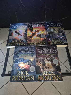 The Trials of Apollo Complete Series 1-5 by Rick Riordan, like new
