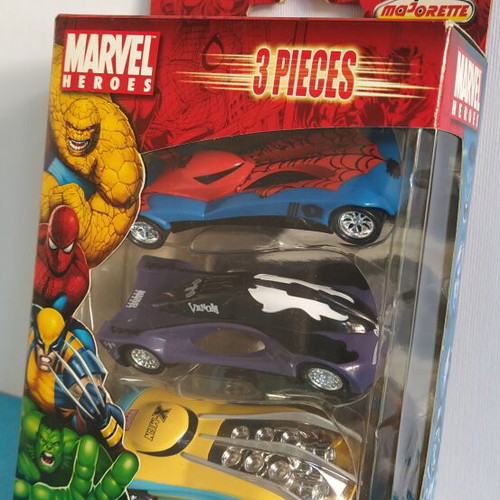 Majorette Marvel Heroes toy cars new, pack of 3