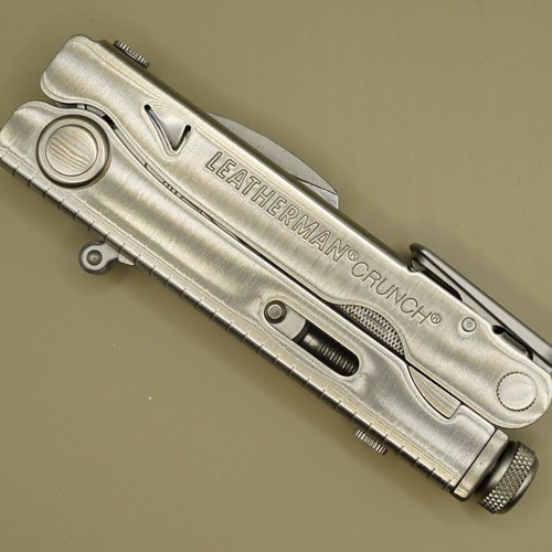 Leatherman Crunch new with leather sheath and box