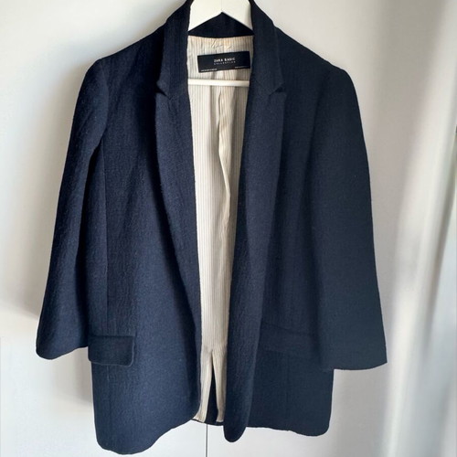 Zara oversized blazer size M like new, blue