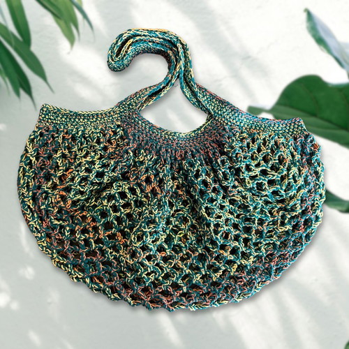 Forest Handmade Mesh Market Bag