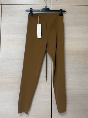 Oysho Compressive Core Control High-Rise Sports Leggings, beige brown