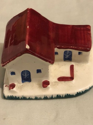 Decorative clay house like new