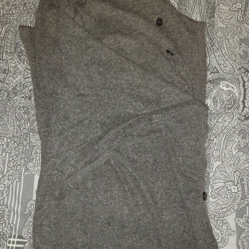 Alexander McQueen dress used, sleeveless knitted shirt dress gray
