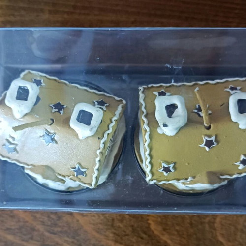 Trimar Christmas candles like new, gingerbread house design