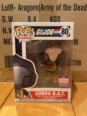 Cobra B.A.T. Funko Pop new GIJOE 80