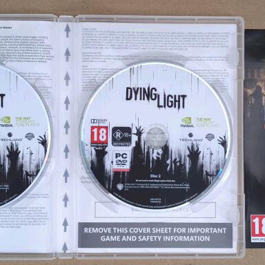 Dying Light PC DVD-ROM like new, Warner Bros Techland