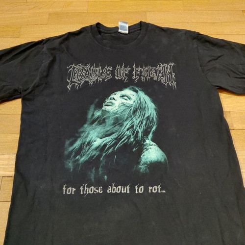 Cradle of Filth Shirt For Those About to Rot Extreme Metal Size M used