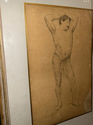 Signed painting by Polychronis Lebesis like new