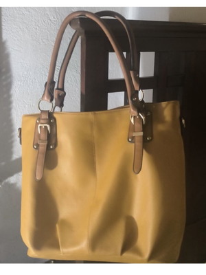 Leather shoulder bag like new